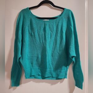 American Eagle Outfitters Turquoise Crew Neck Sweater